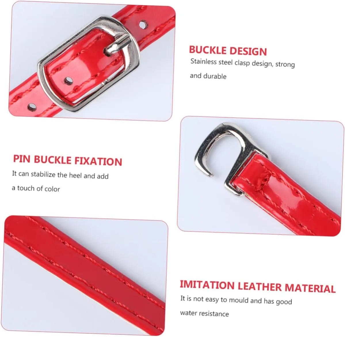 1pair Cross High Heel Straps Exercise Shoes for Women Leather Laces Heels Wide Leather Shoe Laces