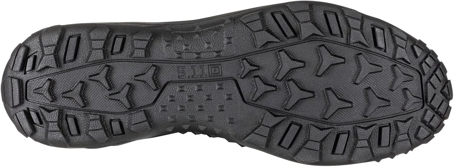 5.11 Tactical Men's A/T Waterproof Boots, 8", Full Side Zipper, All Terrain, Black, Style 12444ABR