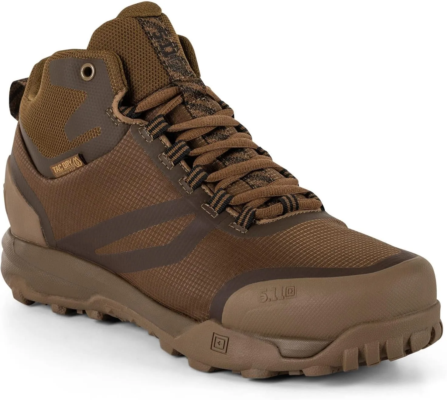 5.11 Tactical Men's A/T Waterproof Boots, All Terrain Hiking Boot, Style 12446ABR