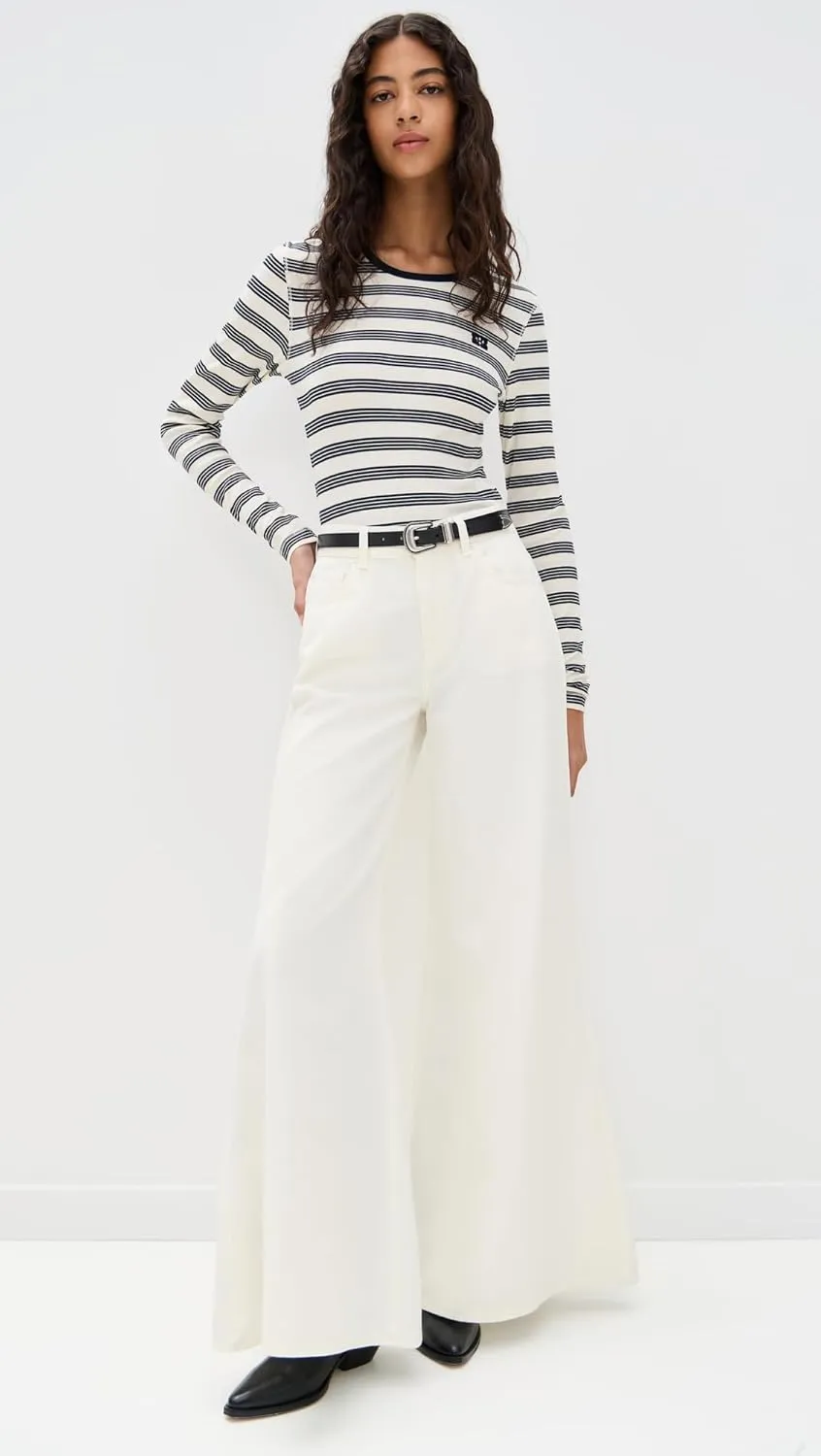 7 For All Mankind Women's Willow Wide Crop