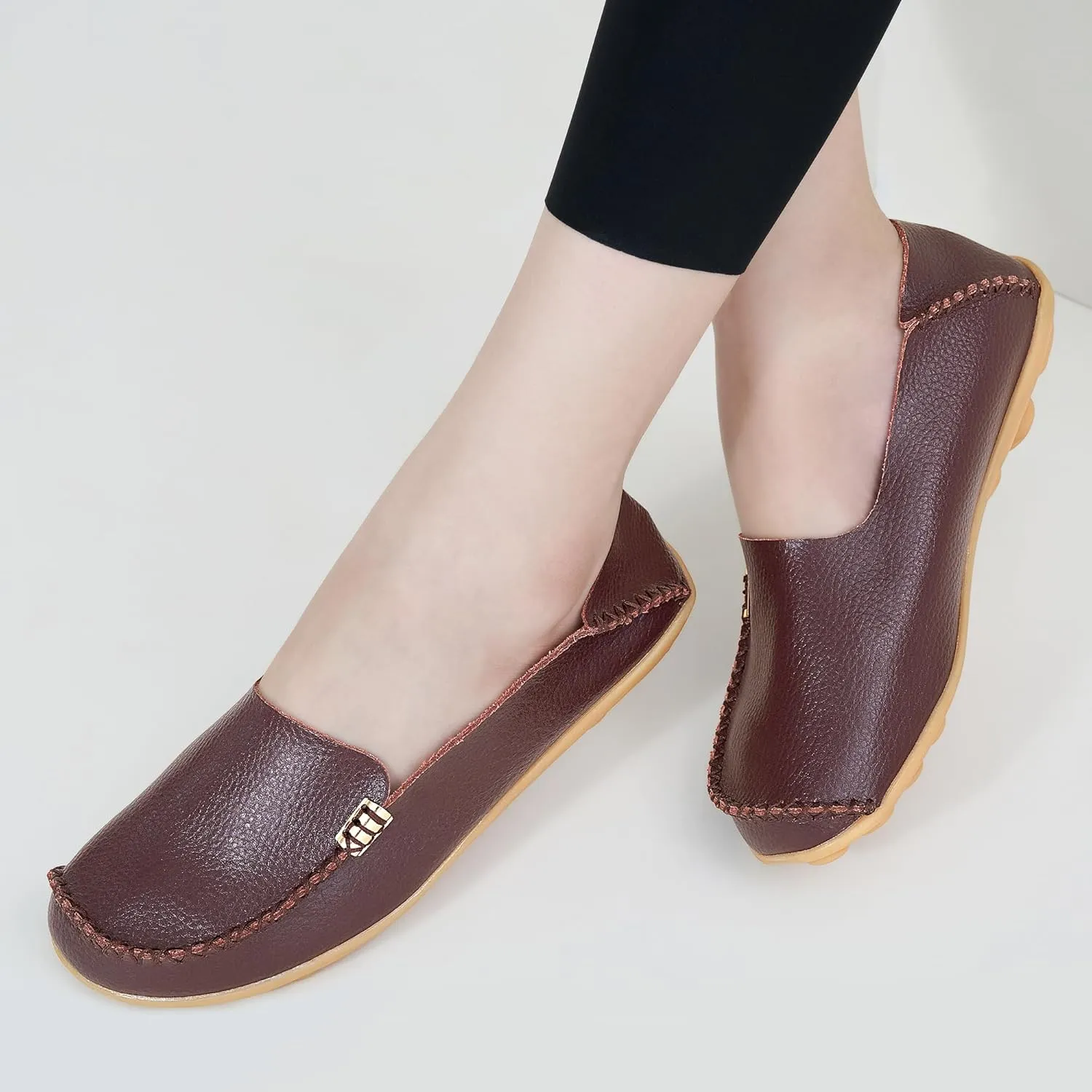 Alicegana Loafers for Women Shoes Casual: Slip on Flat Shoes Ladies Comfortable Dressy Moccasins Driving Penny Loafers