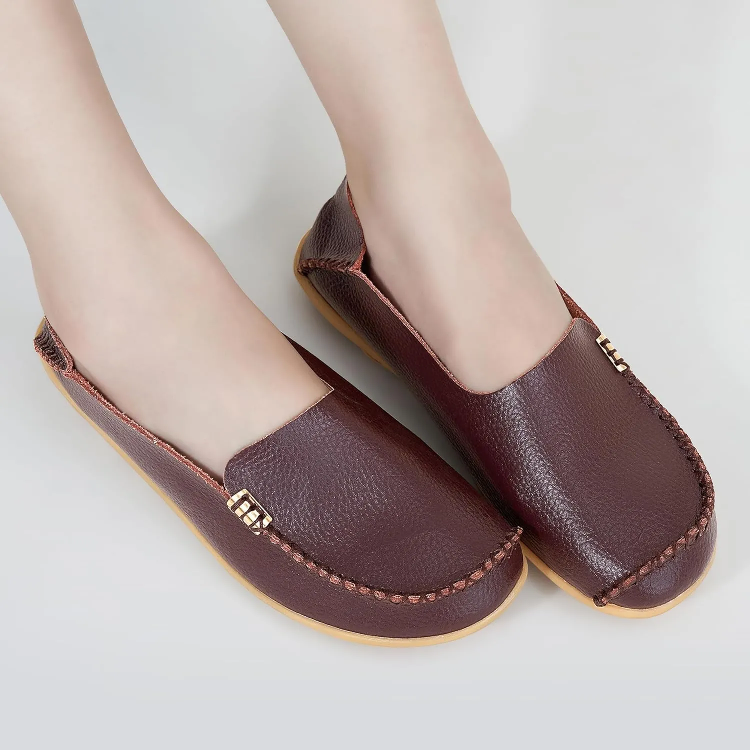 Alicegana Loafers for Women Shoes Casual: Slip on Flat Shoes Ladies Comfortable Dressy Moccasins Driving Penny Loafers