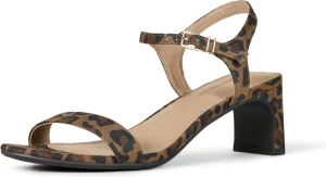 Amazon Essentials Women's Ankle Strap Low Heel
