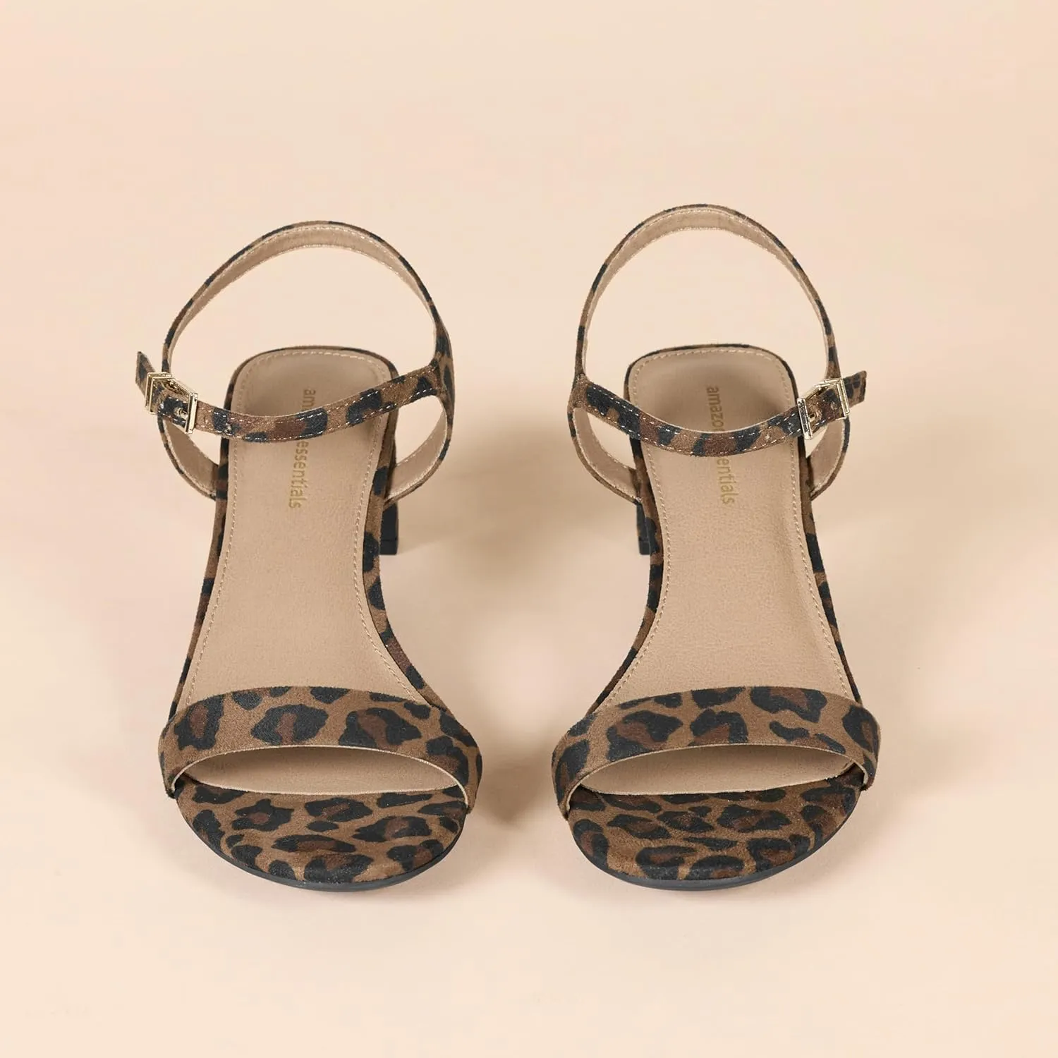 Amazon Essentials Women's Ankle Strap Low Heel