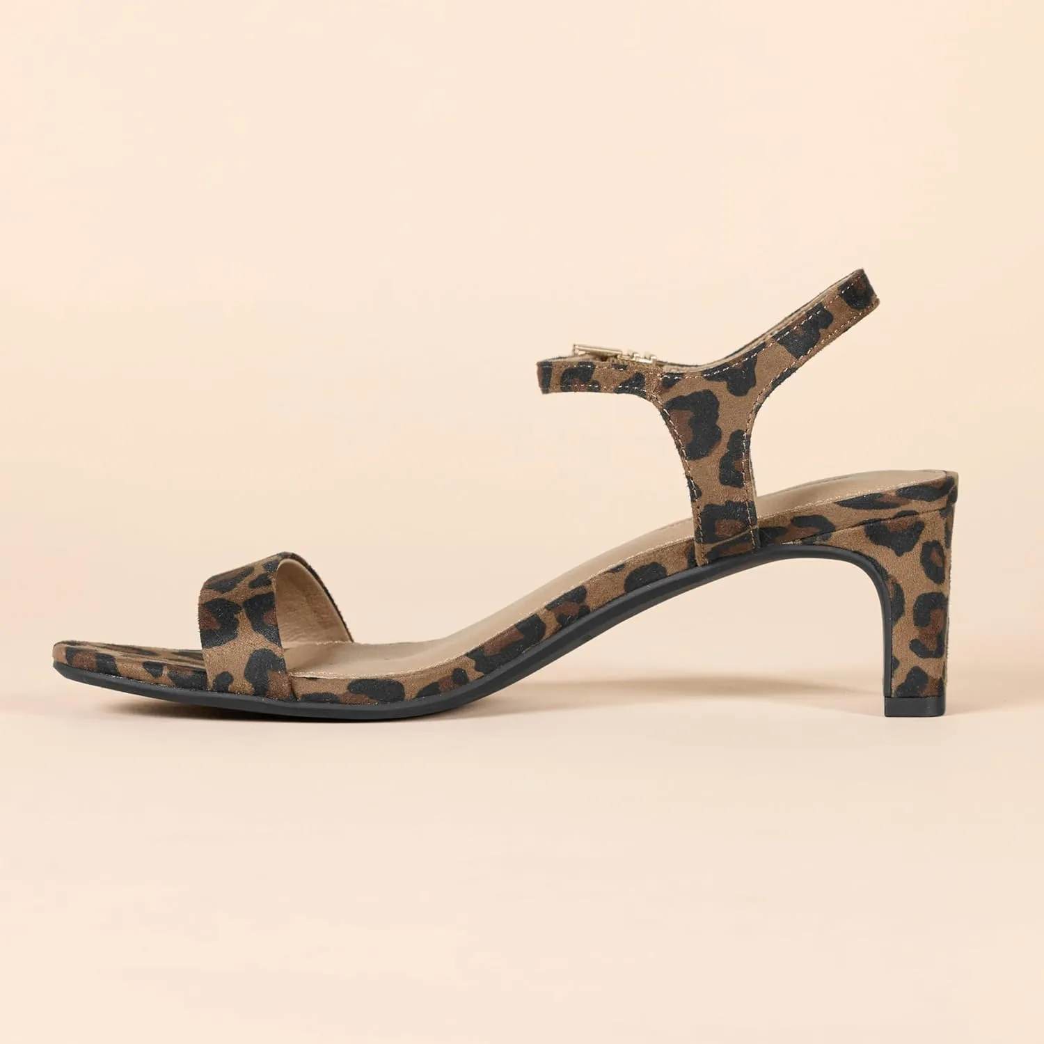Amazon Essentials Women's Ankle Strap Low Heel