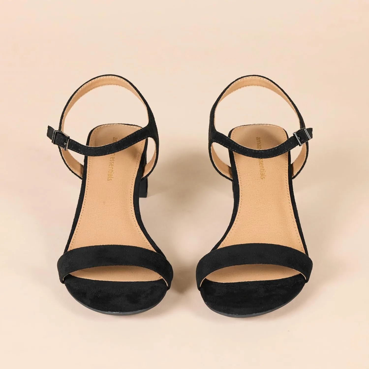 Amazon Essentials Women's Ankle Strap Low Heel