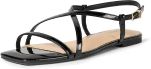 Amazon Essentials Women's Flat Strap Sandals