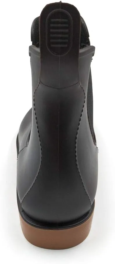 Amoji Unisex Ankle Chelsea Rain Short Rubber Boots 919