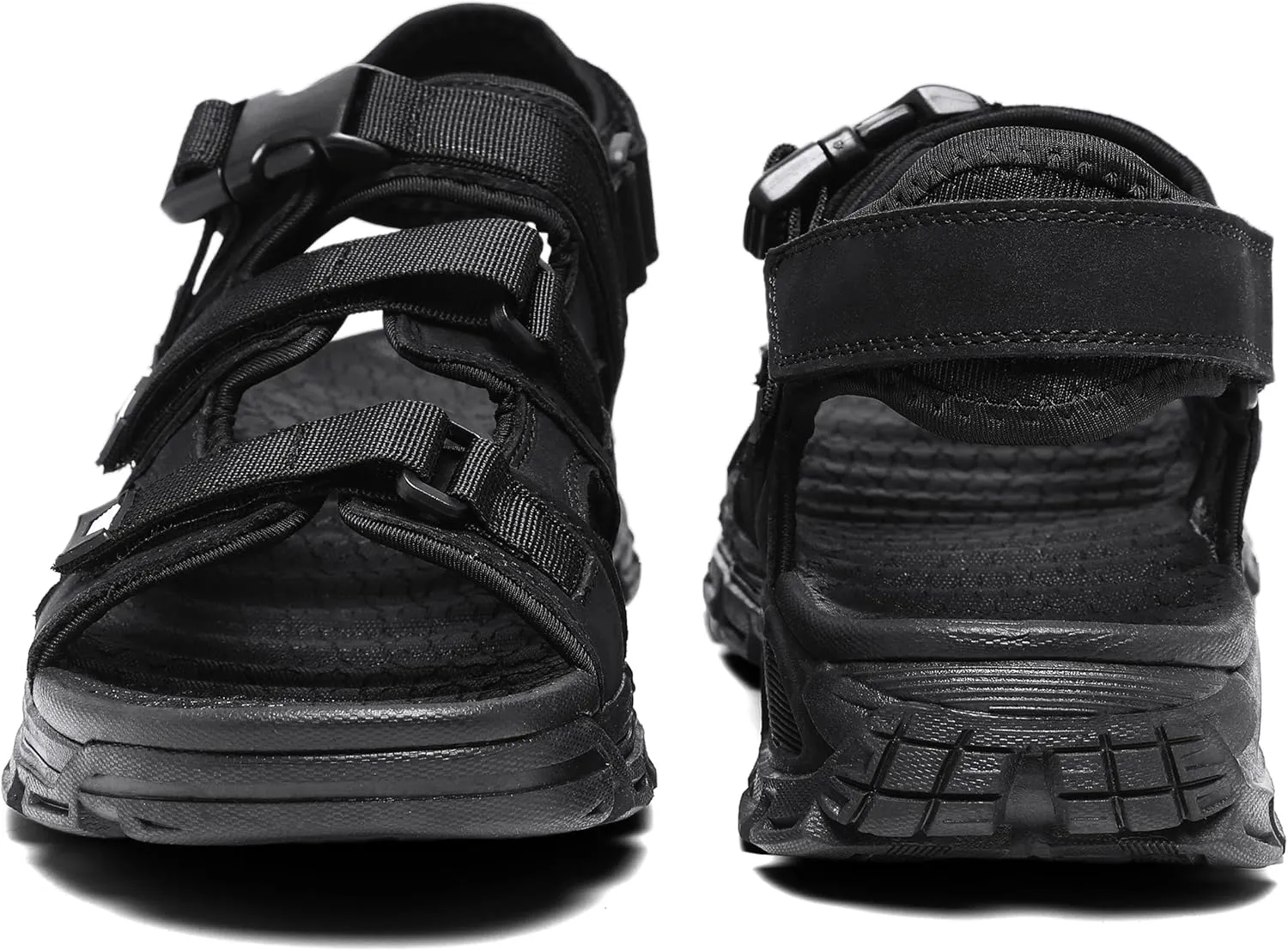 Athletic Sandals for Men's Open Toe Walking Sandals Outdoor Hiking Sandal Anti-Slip with Adjustable Strap for Summer Beach