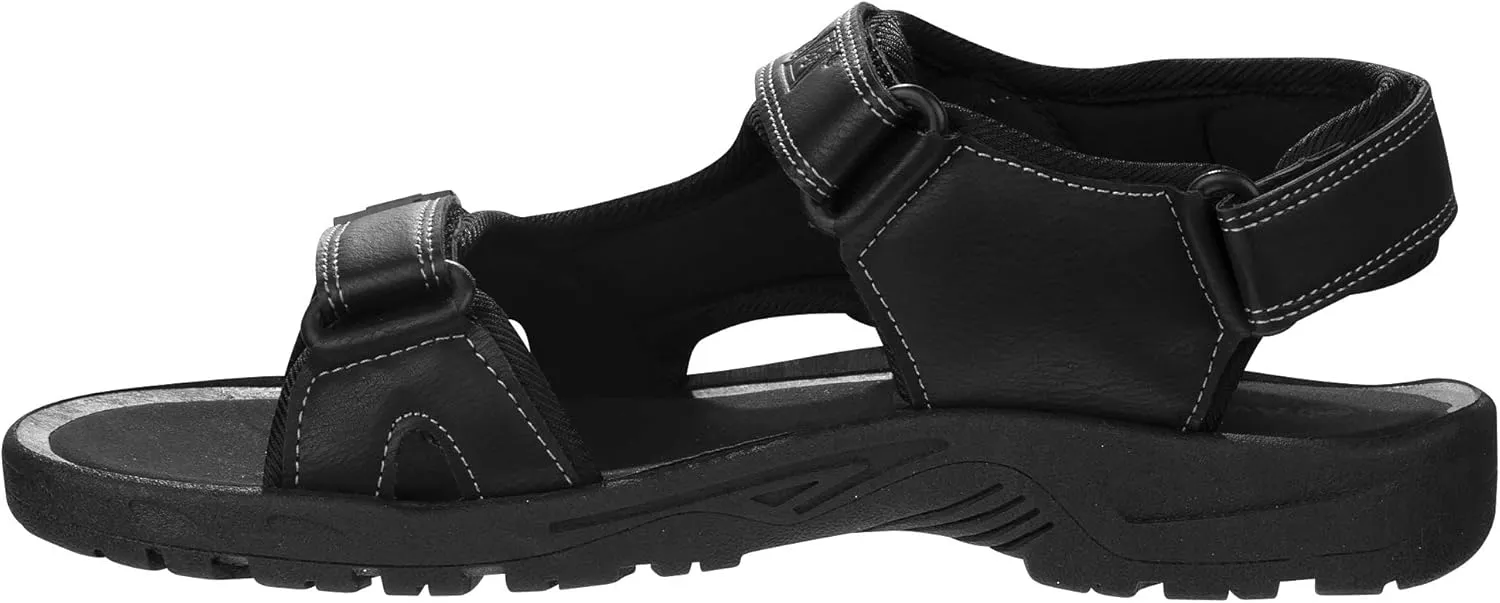Avalanche Men's Open Toe Strap Adjustable Waterproof Fisherman Sandal Summer Beach Water Shoe