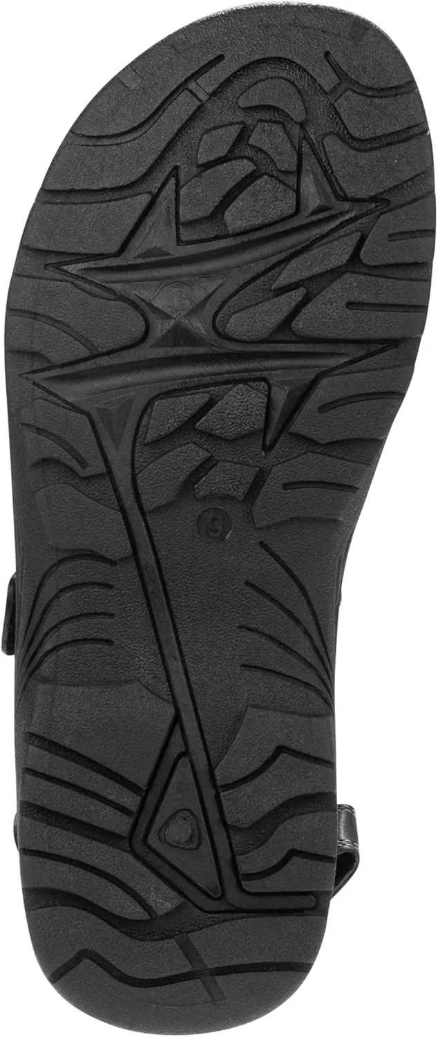 Avalanche Men's Open Toe Strap Adjustable Waterproof Fisherman Sandal Summer Beach Water Shoe