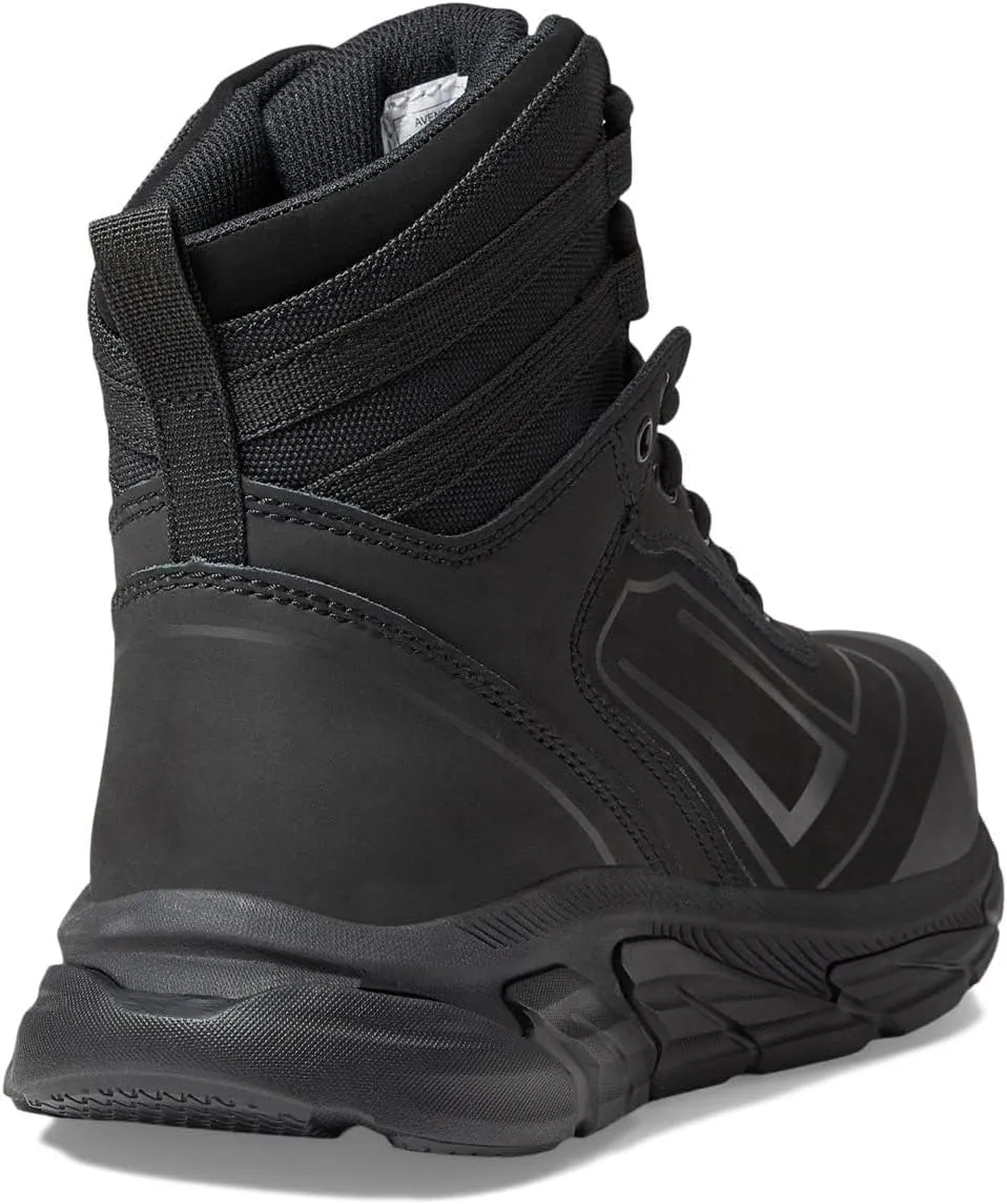 Avenger Work Boots K4 6" Boot - Boots for Men - Leather Upper - Mesh Lining - Round Toe - Padded Collar