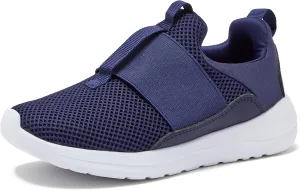 Avia Avi-Play Slip On Boys and Girls Sneakers - Lightweight Tennis, Athletic, No Tie Girls and Boys Shoes - Little and Big Kids Tennis Shoes Size 11-7 - Black, Navy Blue, Grey, White, Pink or Purple