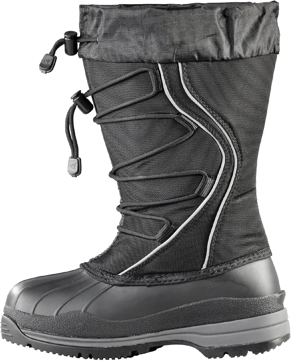 Baffin Icefield,Women's Boots, Low-Calf Height, Available in Black & White color, for Snow-covered Frozen terrains, Snowshoe Compatible