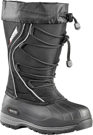 Baffin Icefield,Women's Boots, Low-Calf Height, Available in Black & White color, for Snow-covered Frozen terrains, Snowshoe Compatible