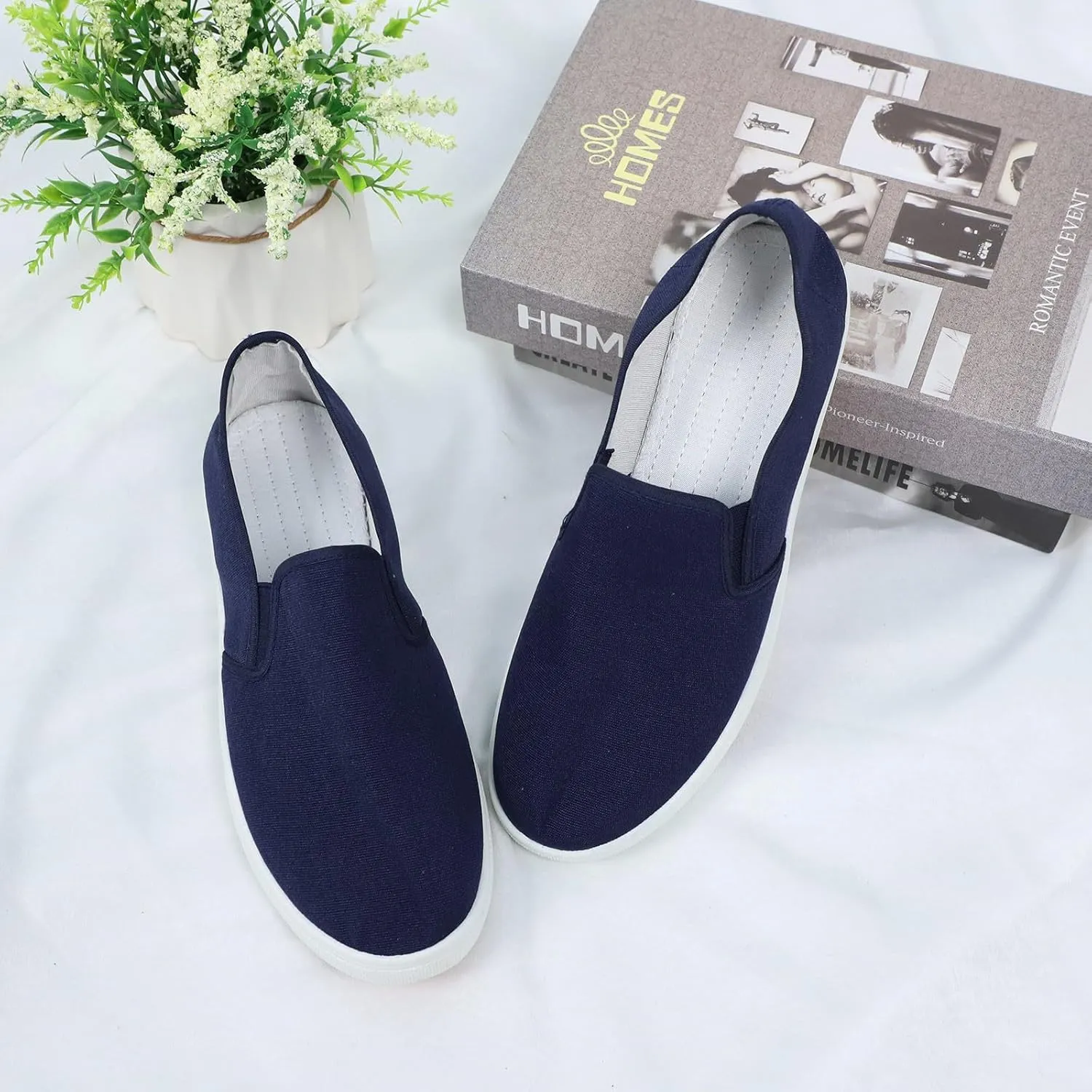 Barefoot Shoes Men Running Women Sneakers Women Loafers Shoes Casual Black Non Slip Work Shoes for Women Round Toe Flat Heel October 11-12