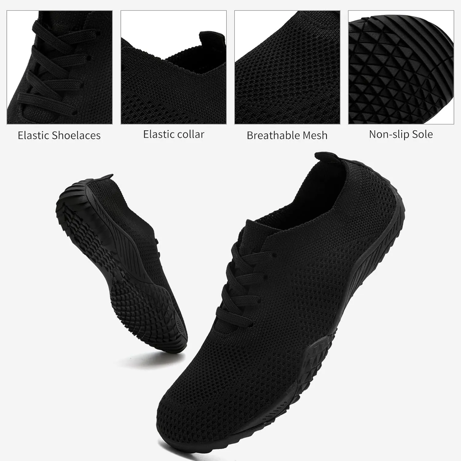 Barefoot Shoes Women Tennis Slip On Sneakers for Women Gym Running Zero Drop Workout Trail Minimalist Shoes