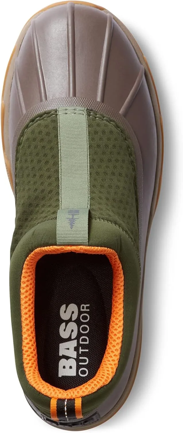 BASS OUTDOOR Men's Field Duck Low Slipo Rain Shoe