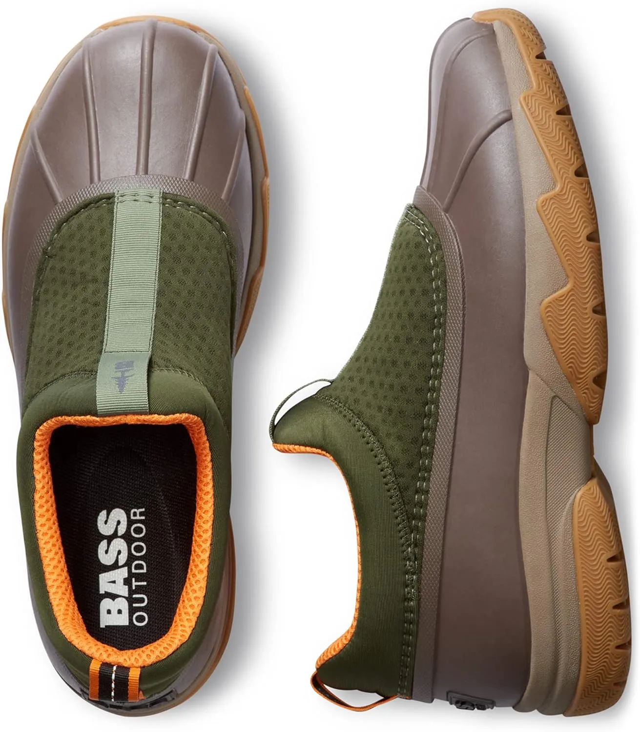 BASS OUTDOOR Men's Field Duck Low Slipo Rain Shoe