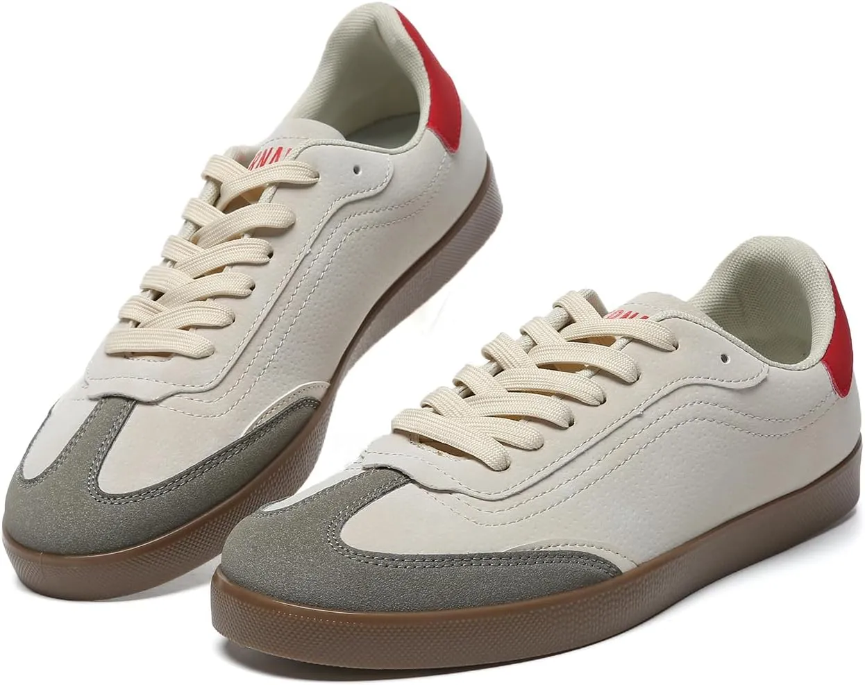 Bernal Men's Fashion Sneakers Low Top Walking Travel Shoes Daily Comfortable Casual Lace-up Tennis Sneakers Gymnastics Skate Court Shoes