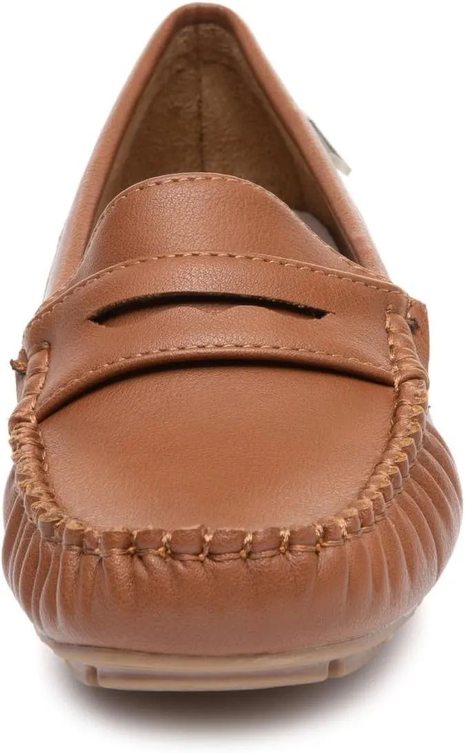 Bernal Women Penny Loafers Casual Comfortable Slip On Flat Shoes Driving Loafers Work Walking Shoes