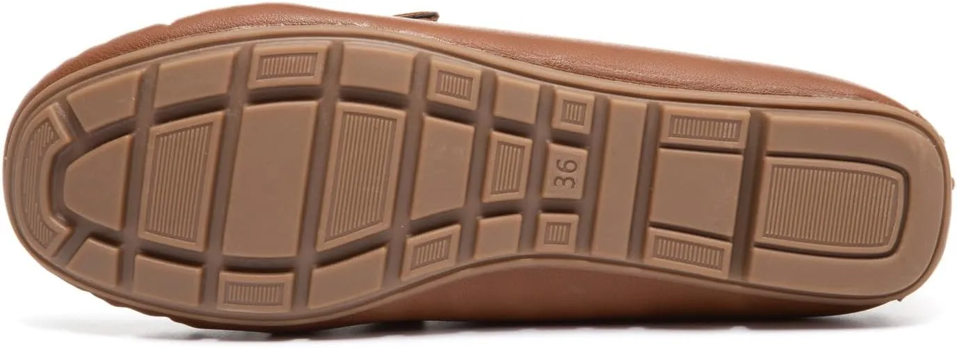 Bernal Women Penny Loafers Casual Comfortable Slip On Flat Shoes Driving Loafers Work Walking Shoes
