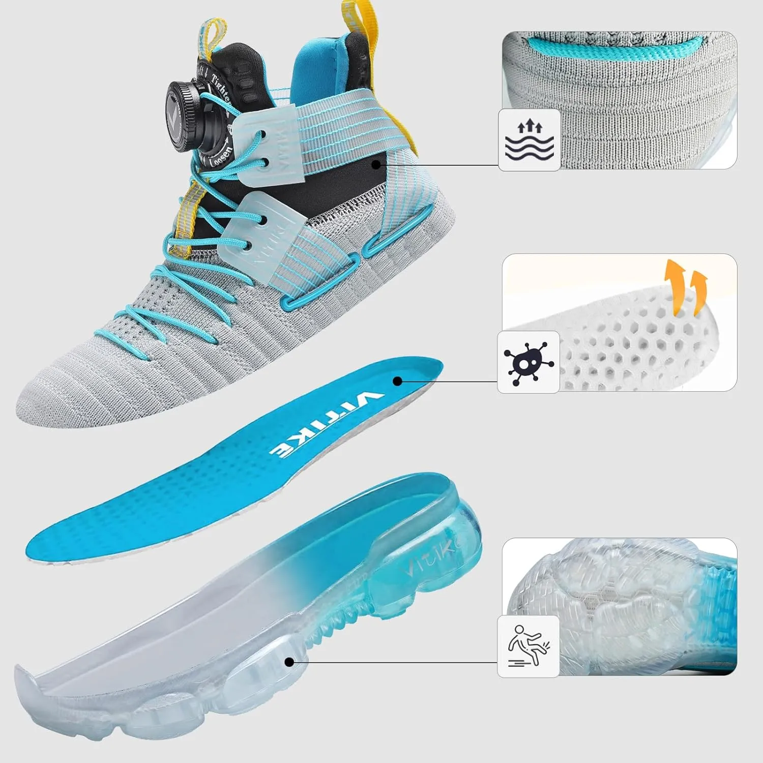Boys Girls Sneakers Lightweight Tennis Running Walking Athletic Sports Casual Shoes