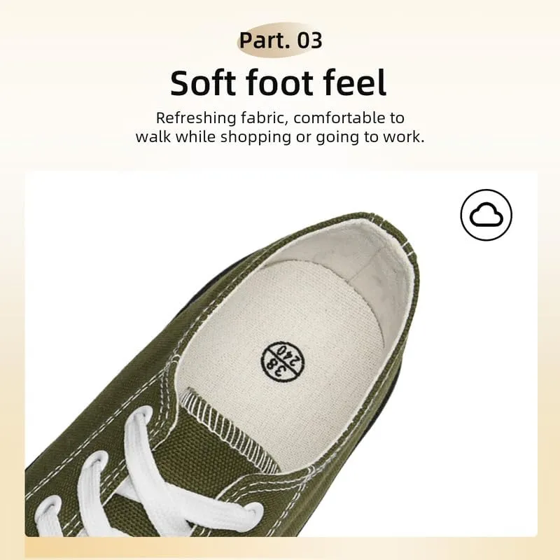 Canvas Shoes for Women Men Low Top Lace Up Sneakers Canvas Fashion Sneakers Classic Casual Walking Shoes Comfortable Breathable