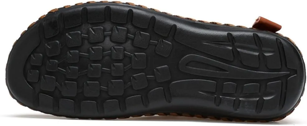 ChicWind Men's Summer Breathable Cowhide Casual Driving Moccasins Shoes