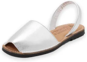 Classic Flat Sandals for Women – Dressy Soft Leather Peep Toe Women’s Flat Sandals, Casual Slip on Flats