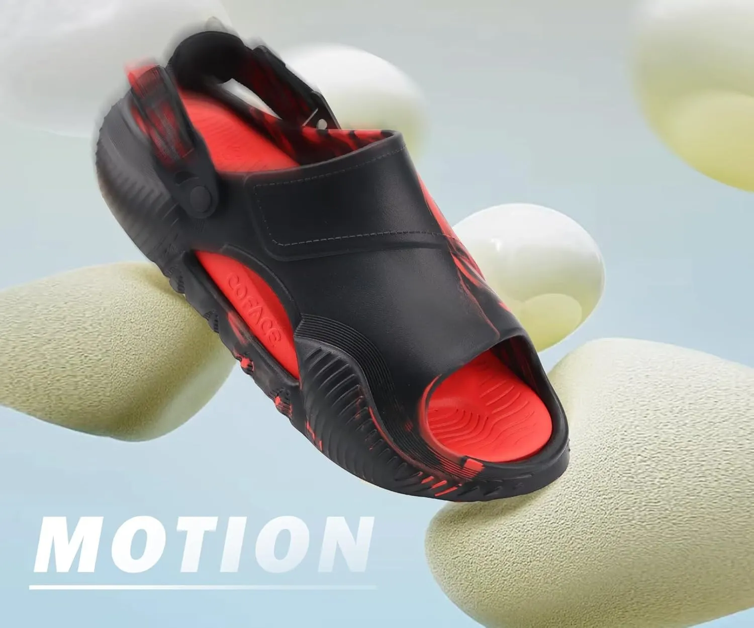 COFACE Mens Orthotic Clogs Orthopedic Mules for Men Recovery Sandals Man Plantar Fasciitis Summer Casual Size 7-15
