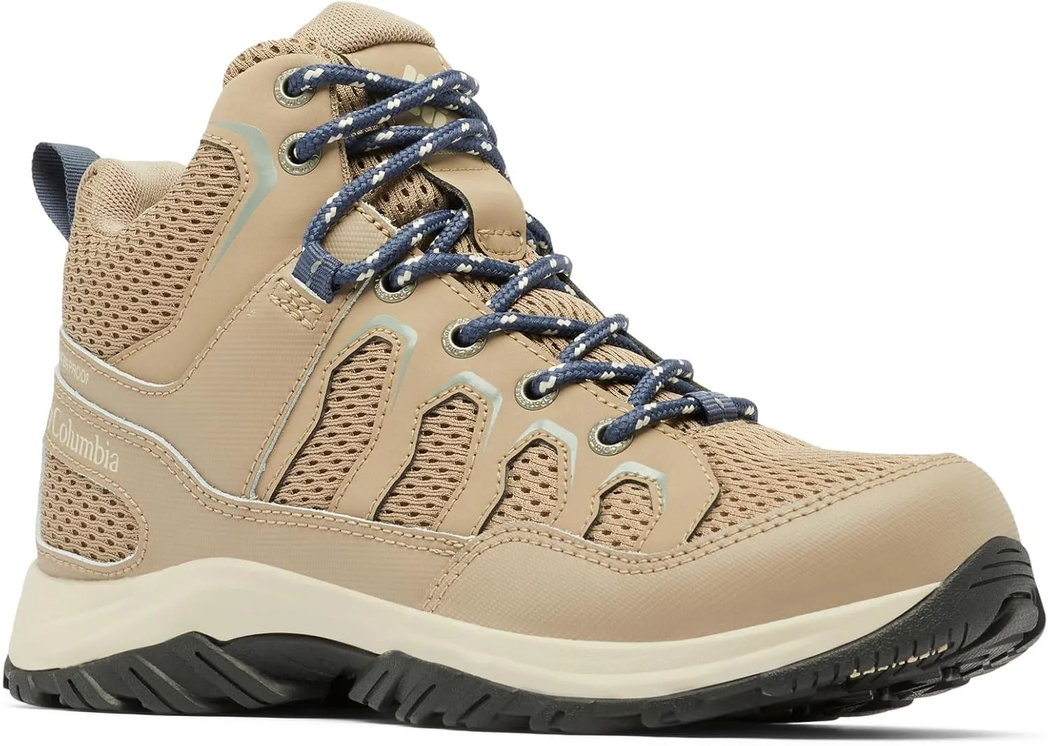 Columbia Womens Granite Trail Mid Waterproof, Ash Brown/Nocturnal, 10.5