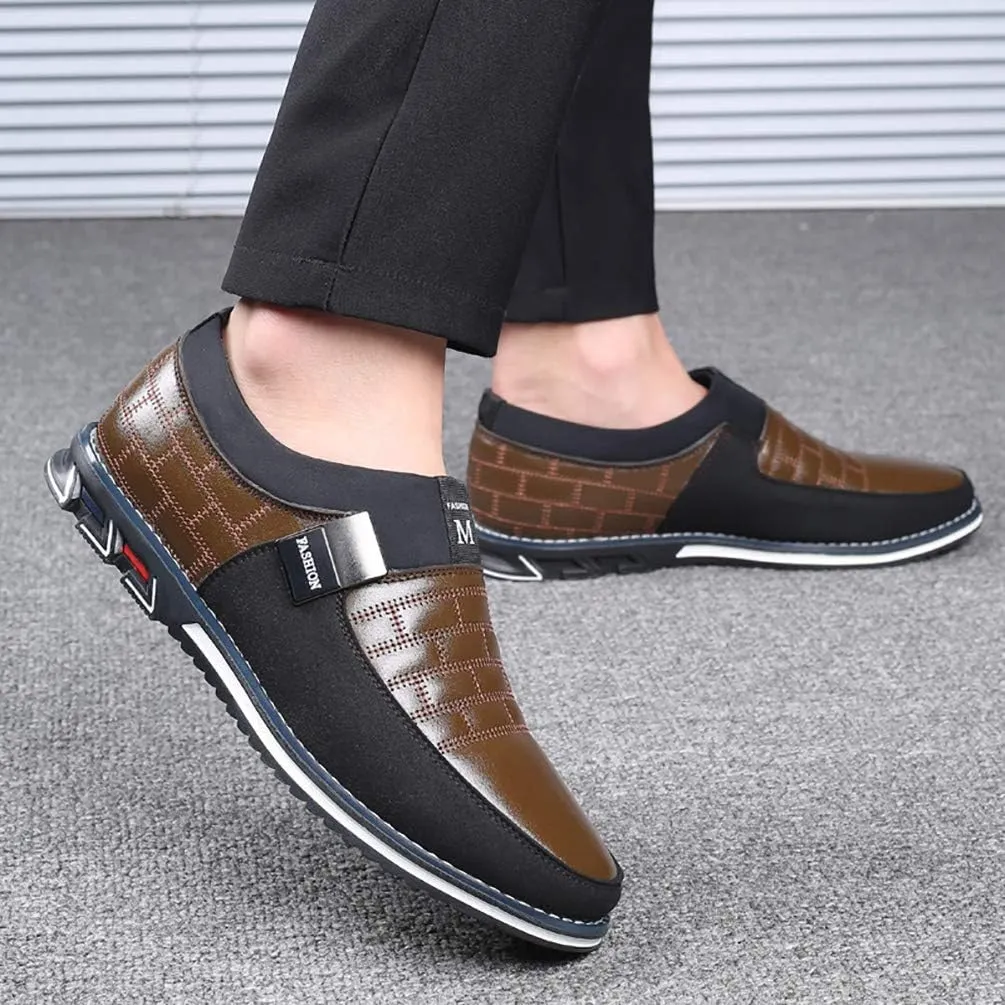 COSIDRAM Mens Casual Shoes Sneakers Loafers Comfort Walking Shoes for Male Business Work Office Dress