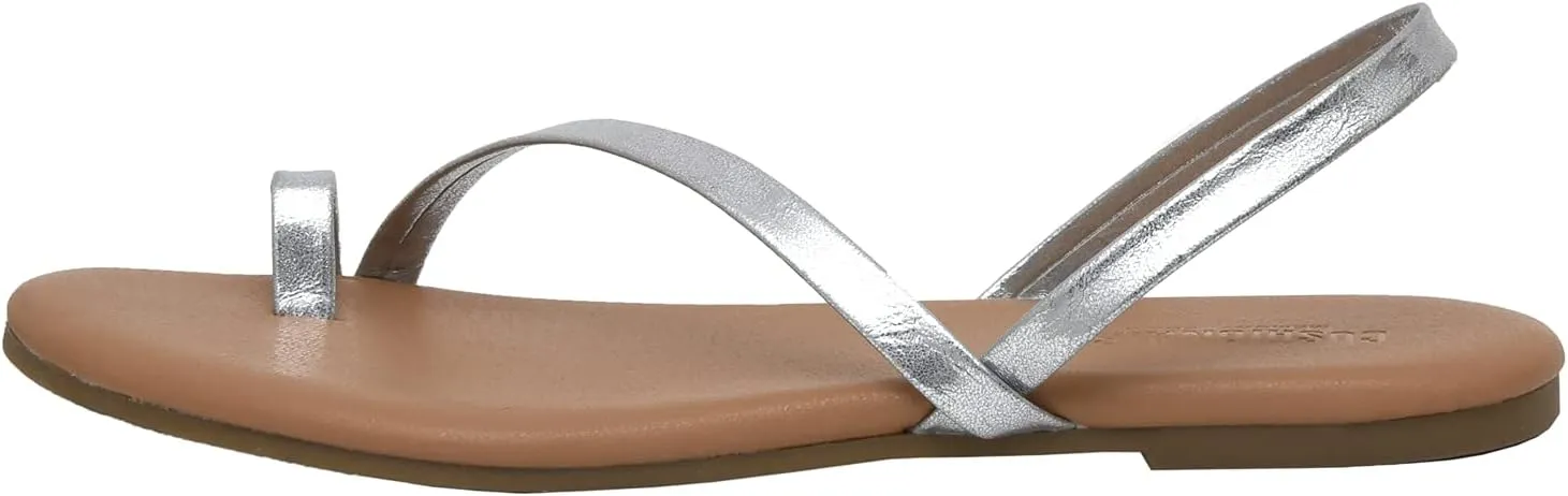 CUSHIONAIRE Women's Catalina toe ring Sandal with Memory Foam