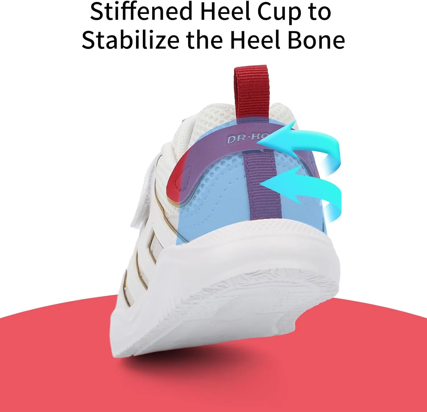 Dr Kong Toddler Shoes for Boys and Girls, Lightweight Kids Shoes with Non-Slip Sole, Kids Skateboard Sneakers for Everyday Use