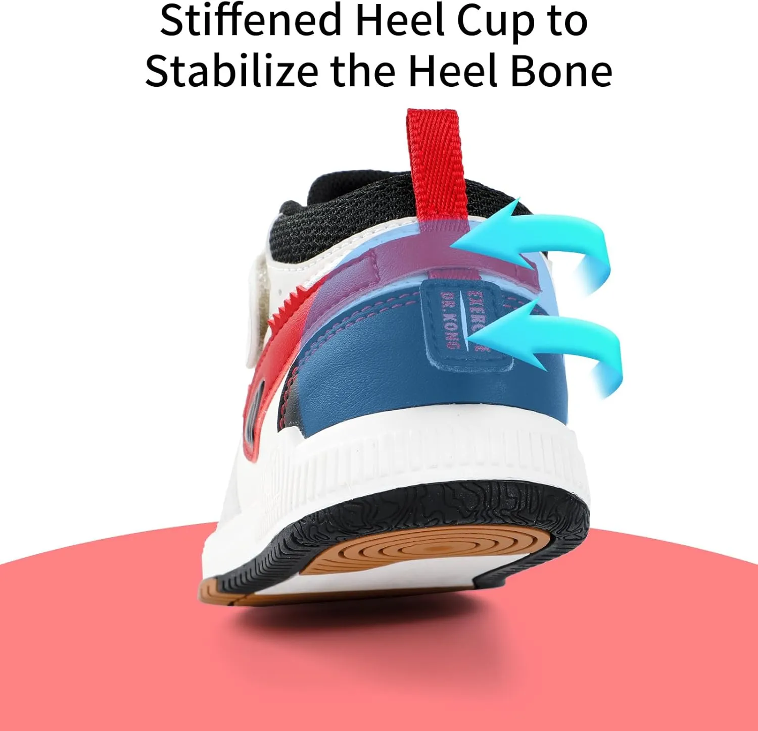 Dr Kong Toddler Shoes for Boys and Girls, Lightweight Kids Shoes with Non-Slip Sole, Kids Skateboard Sneakers for Everyday Use