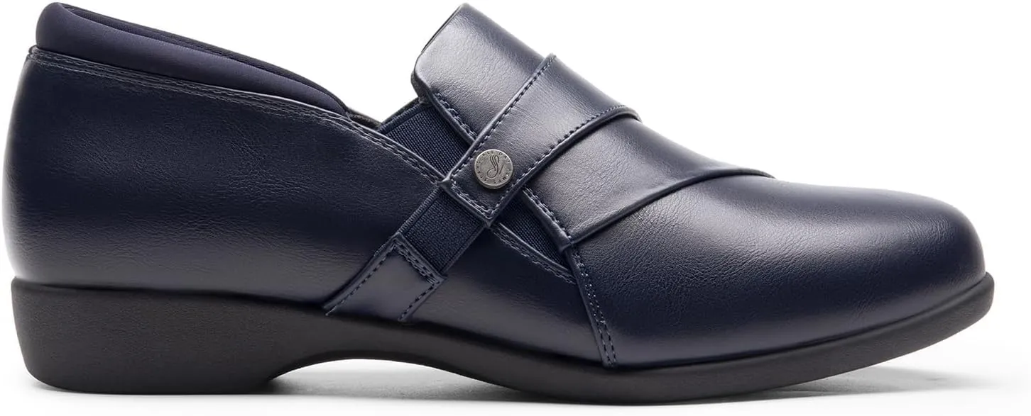 DREAM PAIRS Loafers for Women Slip-on Dressy Comfortable Business Casual Work Office Faux Leather Loafer Shoes with Arch Support