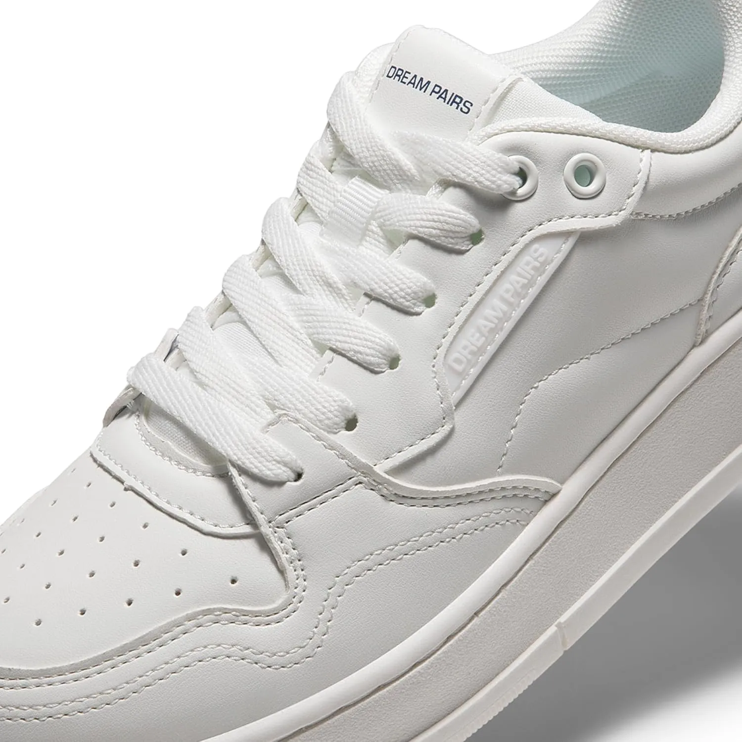DREAM PAIRS Women's Fashion Walking Skateboard Court Sneakers Comfortable Low-Top Lace-Up Non-Slip Retro Vintage Casual Classic Athletic Shoes