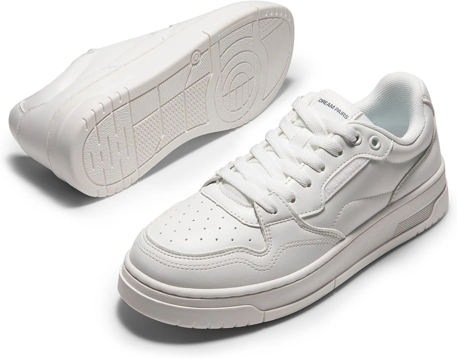 DREAM PAIRS Women's Fashion Walking Skateboard Court Sneakers Comfortable Low-Top Lace-Up Non-Slip Retro Vintage Casual Classic Athletic Shoes