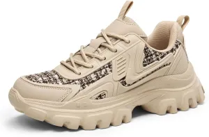 DREAM PAIRS Women's Platform Chunky Fashion Sneakers Y2K Maeve Lace-Up Comfortable Sneakers Casual Walking Shoes