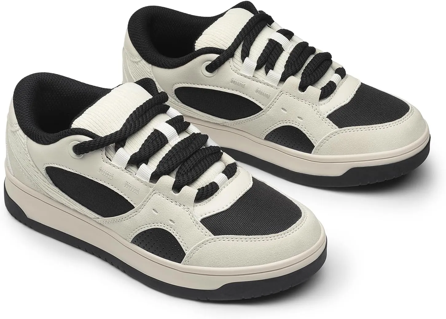 DREAM PAIRS Women's Skateboarding Shoes Low Top Walking Lace-Up Comfortable Casual Vivi Fashion Sneakers