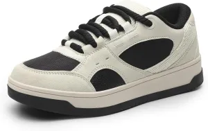 DREAM PAIRS Women's Skateboarding Shoes Low Top Walking Lace-Up Comfortable Casual Vivi Fashion Sneakers