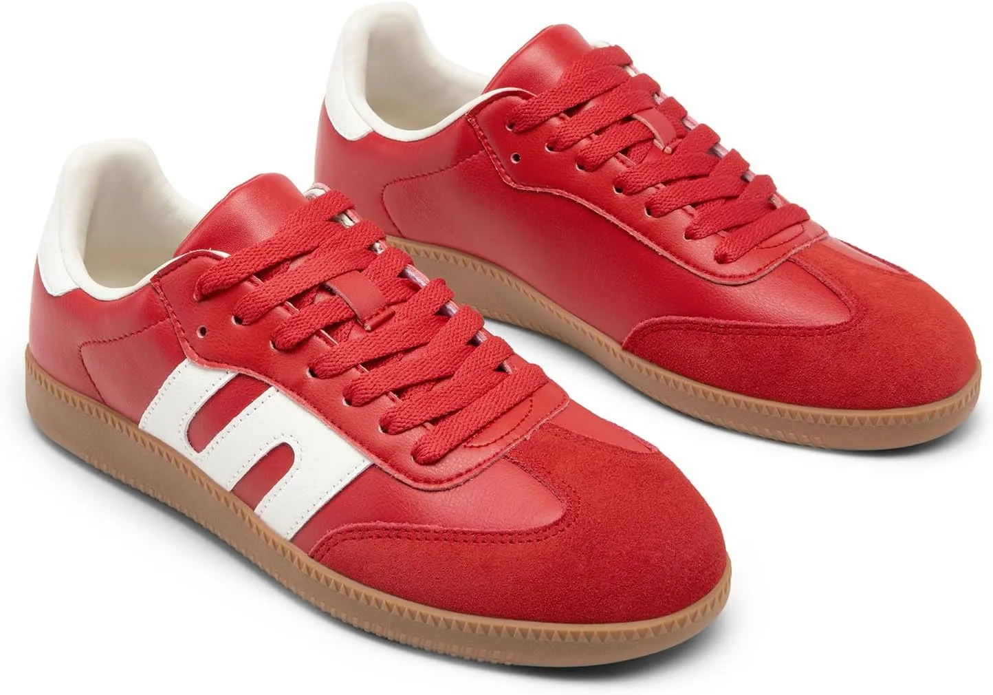 DREAM PAIRS Women's Tennis Sneakers Walking Nia Flat Low-Top Casual Lace-Up Comfortable Fashion Sneakers Shoes.