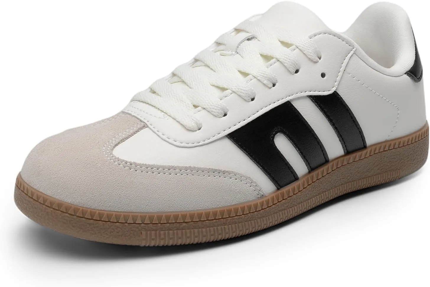 DREAM PAIRS Women's Tennis Sneakers Walking Nia Flat Low-Top Casual Lace-Up Comfortable Fashion Sneakers Shoes.