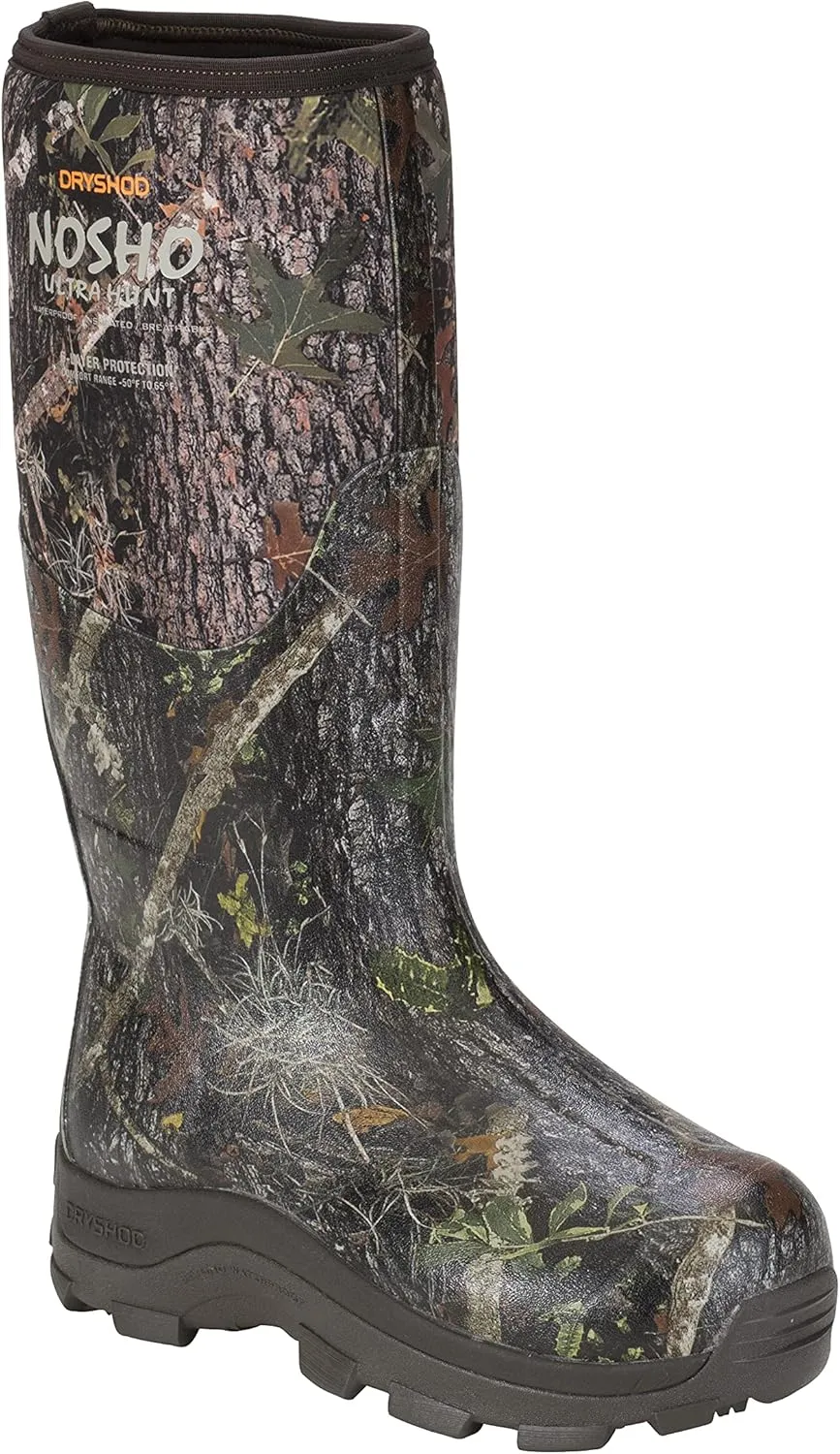 Dryshod Mens Nosho Ultra Hunt Extreme Conditions Waterproof Hunting Boots Camo
