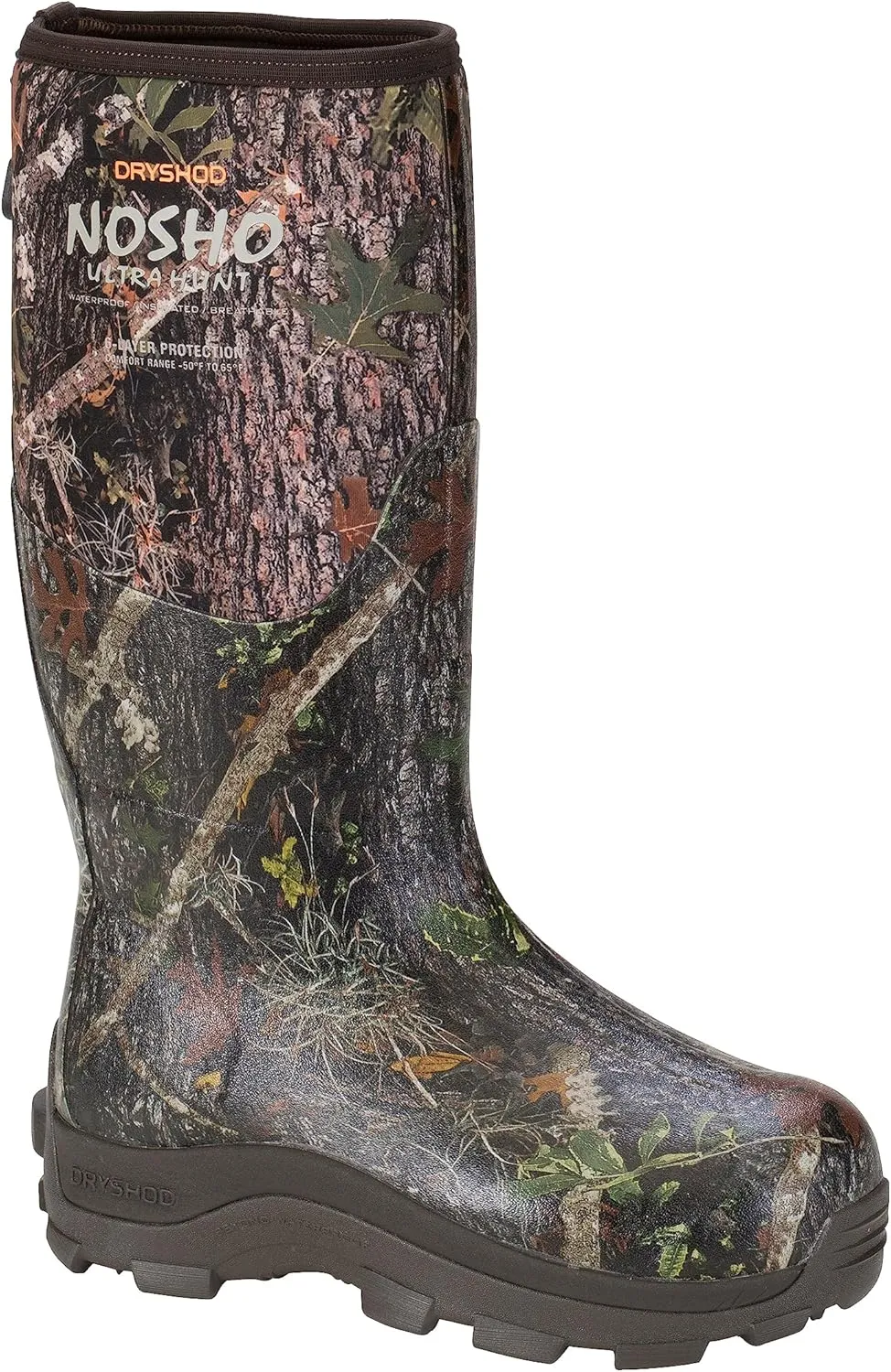Dryshod Mens Nosho Ultra Hunt Extreme Conditions Waterproof Hunting Boots Camo