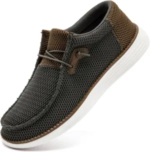 EGMPDA Mens Slip on Loafers Boat Shoes Non Slip Walking Sports Shoes Driving Shoes Casual Office Shoes Gym Lightweight Comfortable Shoes