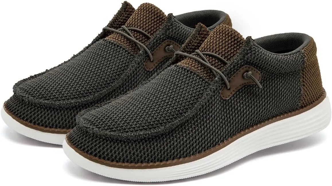 EGMPDA Mens Slip on Loafers Boat Shoes Non Slip Walking Sports Shoes Driving Shoes Casual Office Shoes Gym Lightweight Comfortable Shoes