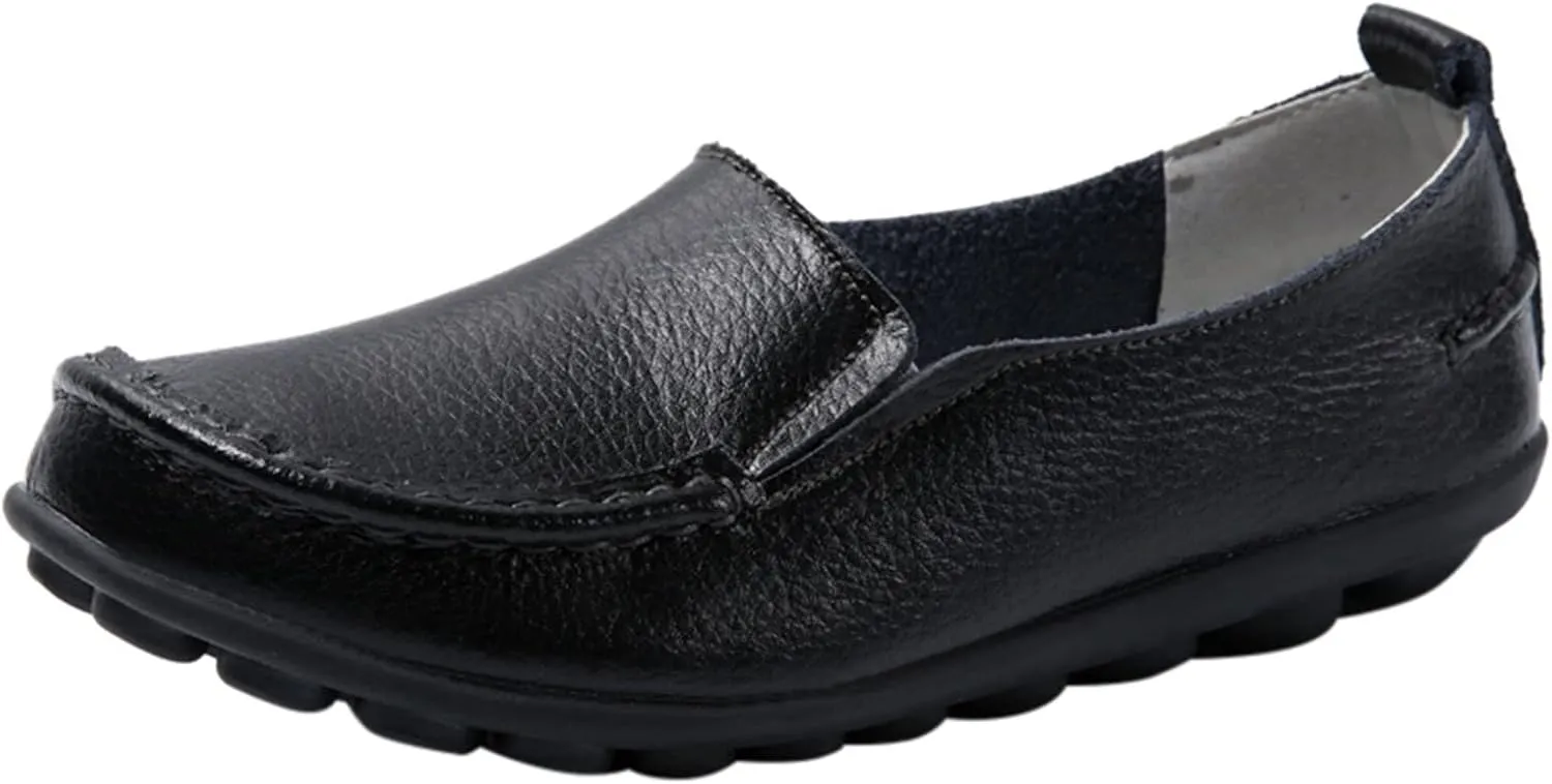 Flats Shoes Women's Comfort Penny Loafers Slip-Ons Walking Shoes Wide Width Orthopedic Shoes Business Casual Shoes