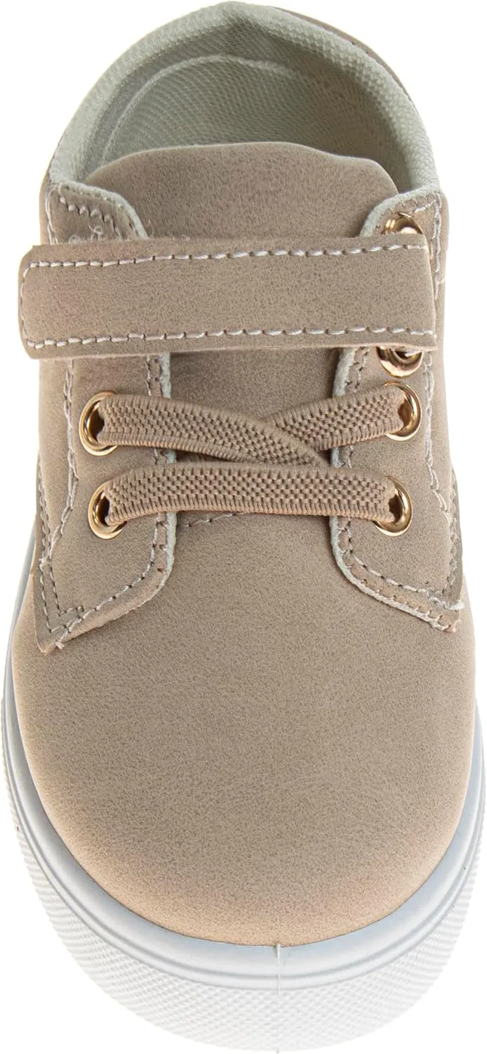 French Toast Boy Sneakers Laceless - Toddlers Athletic Casual Kids Canvas Shoes